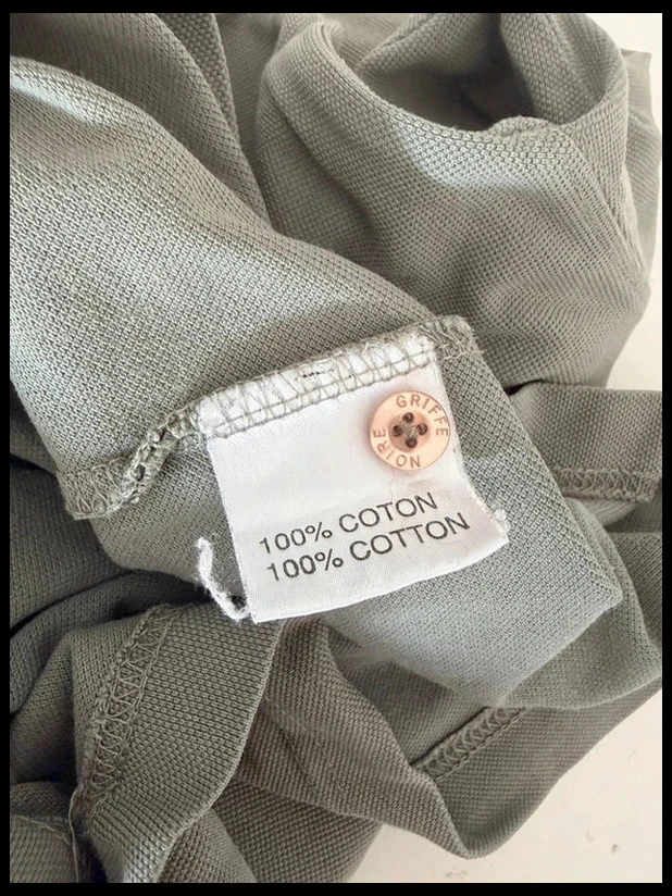 Polo de manga corta caqui Griffe Noire 100% algodón para hombre XL – photo 7
